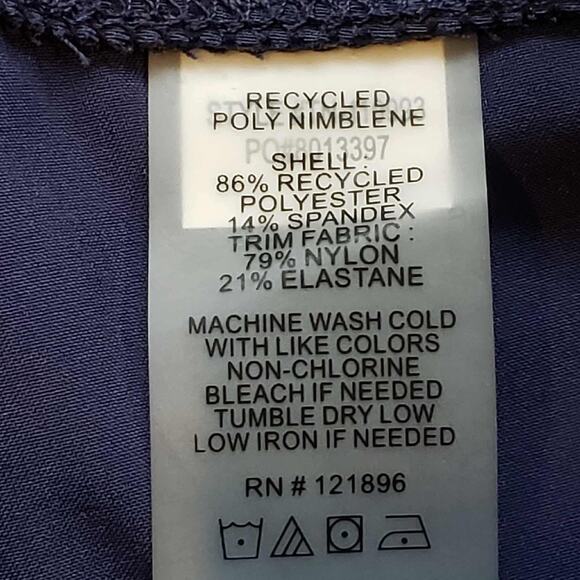 Title Nine Anti Run 7” Women’s Shorts Size Medium M Navy Blue Athletic - Picture 8 of 10